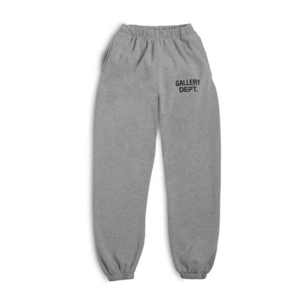 Gallery Dept English Gray Color Logo Sweatpants